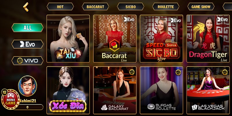 Casino TOP88 giới thiệu toàn game hay đỉnh chóp